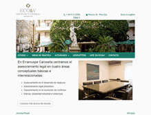 Tablet Screenshot of ecov.com.ar